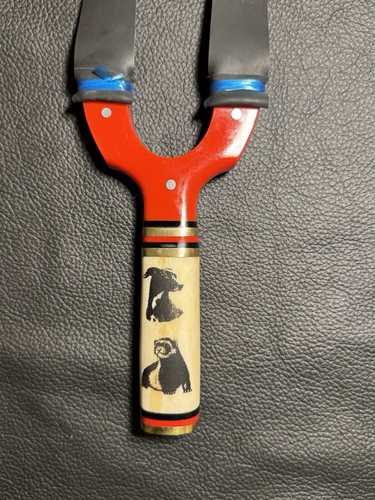 Ferret and lurcher camel bone - camel,
