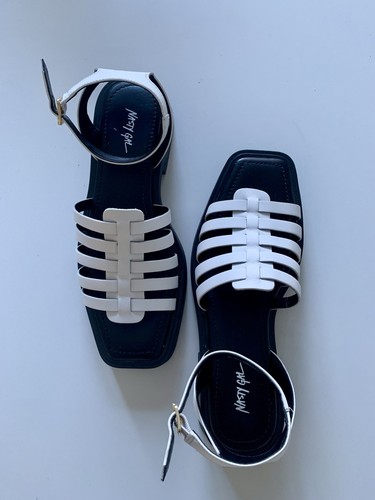 Nasty gal white leather square - nasty,