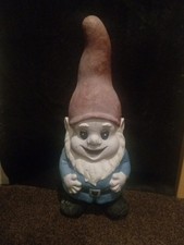 Retro garden gnome statue - retro,