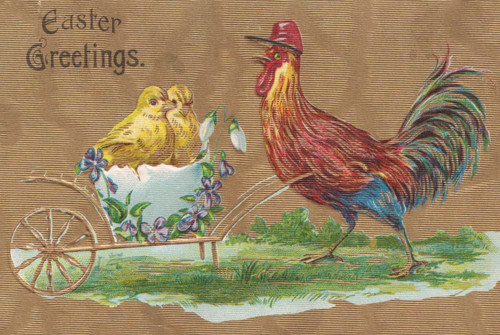 Antique easter greetings - easter,