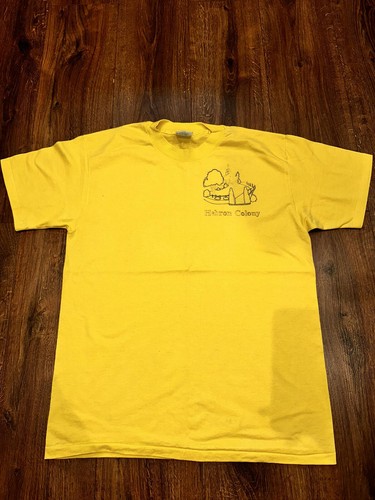 Vintage hebron colony yellow - hebron, t