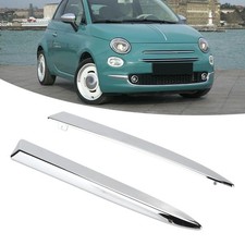Chrome Pair Front Bumper Upper