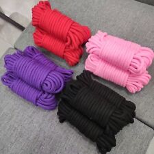 3pcs 10M Soft Bondage Ropes Shibari Slave for Couples 100% Cotton Restraint BDSM