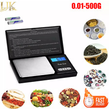 0.01-500g Digital Weighing Scales Pocket Grams Small Kitchen Gold Jewellery Herb