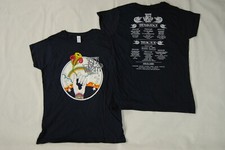 ISLE OF WIGHT FESTIVAL 2011 10TH ANN. NAVY LADIES SKINNY T SHIRT NEW OFFICIAL 