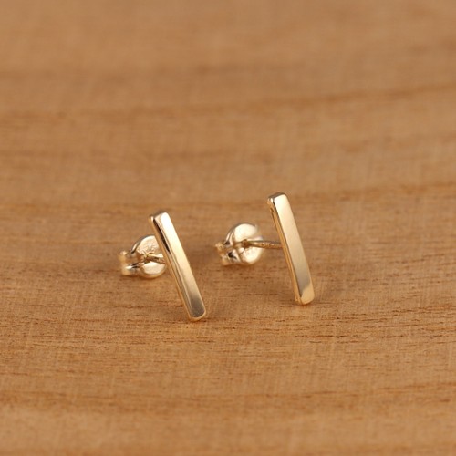 Genuine 9ct gold bar 2mm - genuine,