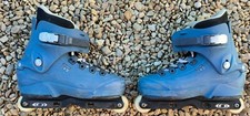 Salomon ST8 Aggressive Inline Skates Size 11 - Blue - Rare