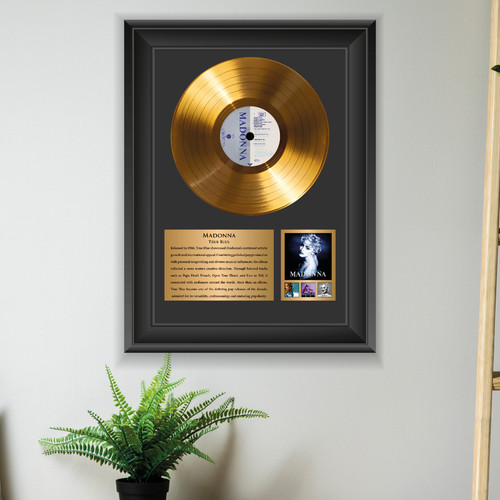 Gold plated madonna vinyl - plated,