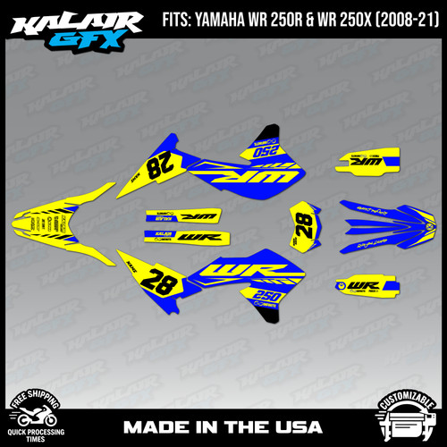Graphics kit for - for, wr250r