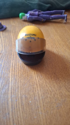 Suzuki rally helmet - helmet, pencil