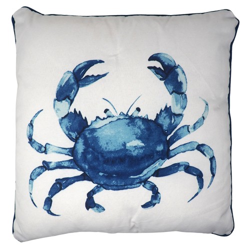 Blue crab print - blue,