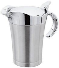 Large Stainless Steel Double Insulated Gravy Boat Sauce Jug Kitchen Server 500ml