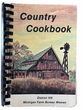Vintage Cookbook Farmer