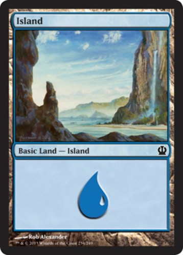 Island theros mtg - island,