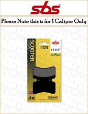 CPI Aragon 125 GP 2007 [Front Ceramic Brake Pads] [SBS HF Series]