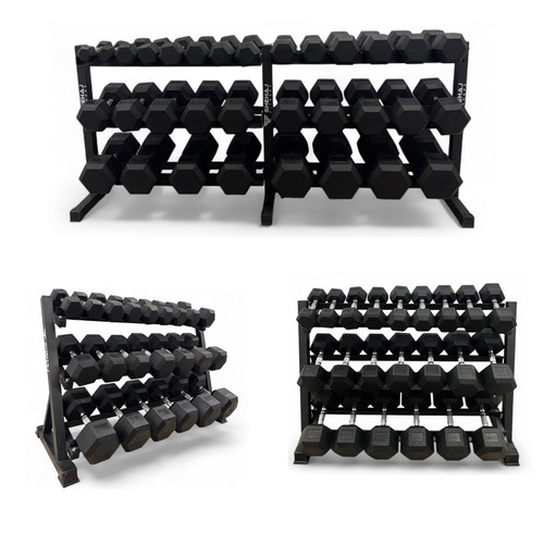 Hex dumbbells set 50kg - hex,