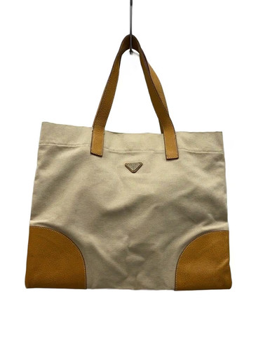 Prada tote bag canvas wht - tote,