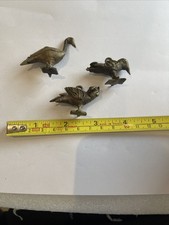 Ashanti “AKAN “ Gold Weights X 3. Ghana Ivory Coast , Sankofa Bird & Quails.