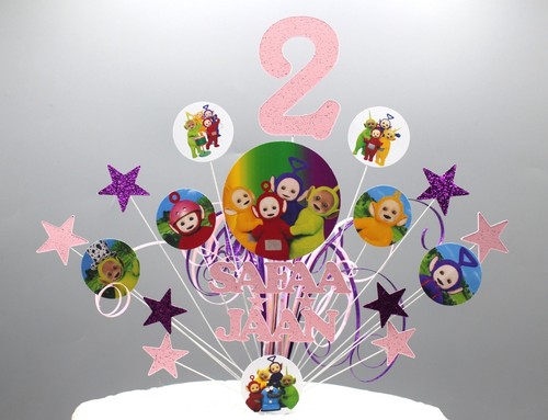 Tele stars tubbies cake topper - tele,