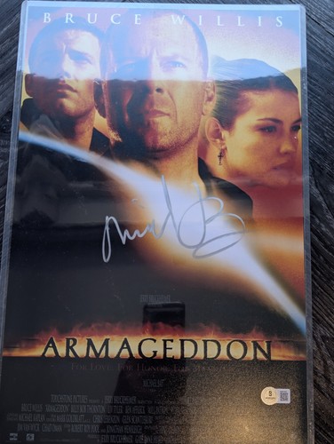 Michael bay signed armageddon - michael,
