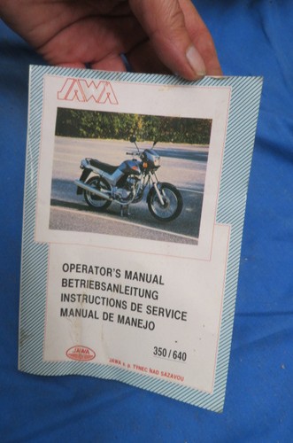 Jawa operators manual 350 640 - operators, manual,