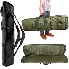 118cm Tactical Rifle Bag Large Hunting Airsoft Air Gun Shotgun Padded Soft Case