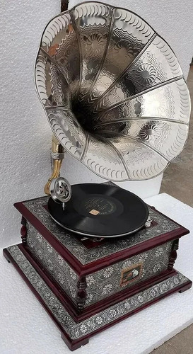 Antique hmv working gramophone - hmv,
