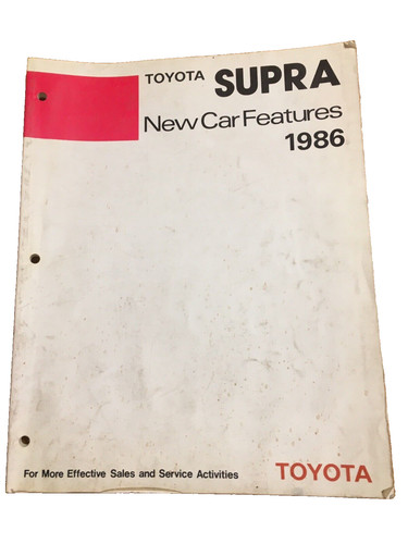 Toyota supra 1986 oem - oem, shop