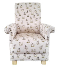 Adult Chair in Vintage Hares