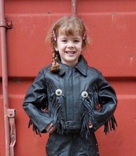 Baby Biker Kids Leather Childs