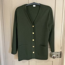 Ladies Olive Green Cardigan