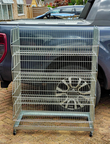 Wire shelving rack with - wire,