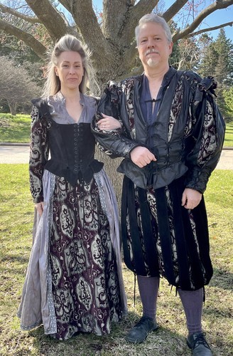 Renaissance faire noble couple - noble,