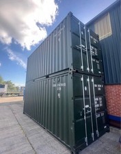 2x in stock 20x8ft shipping storage containers fully insulated £1100 each