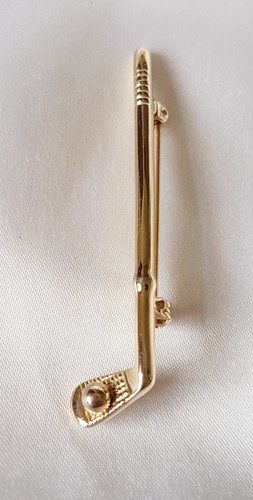 Golf club brooch pin - /,