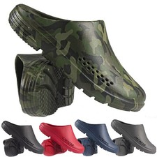 MENS SUMMER CLOGS CASUAL WORK BEACH GARDEN HOLIDAY POOL SANDALS SLIP ON SHOES NW