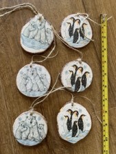 6 Polar Bears, Penguins  Snowy