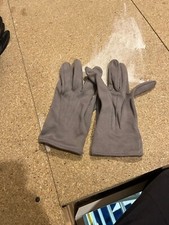 Men’s Grey Cotton Gloves | Superior Quality | Santa, Formal, Military