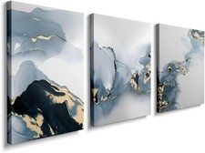 prinfantasy Wall Art Blue and