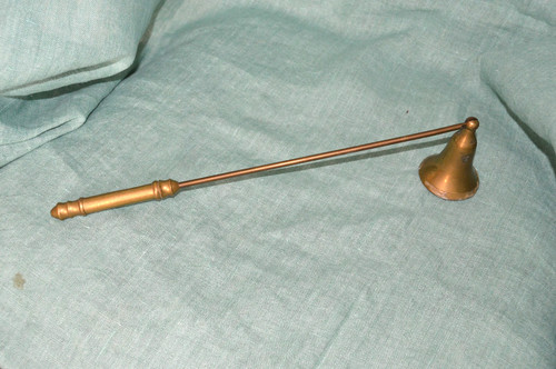 Brass candle snuffer vintage - brass,