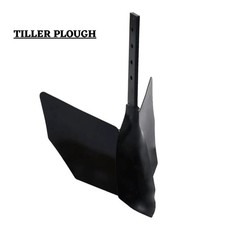 Tiller Plough Attachment Black Metal Ridging Plough Furrowed Blade vidaXL