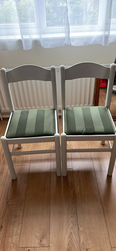 Set white painted - of, wooden