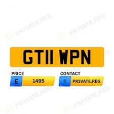 PRIVATE NUMBER PLATES -