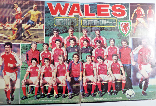 Wales autographed magazine - wales,
