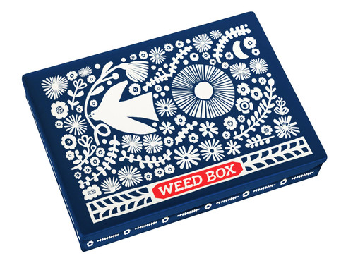 Blue weed box - blue,