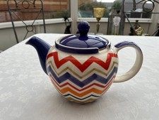 Whittard of Chelsea Chatsford Chevron Pattern Teapot
