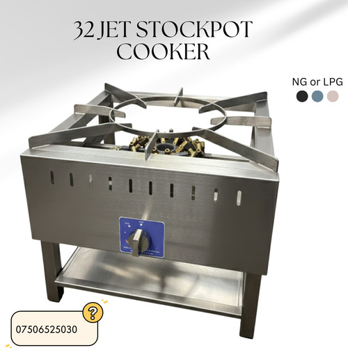 Commercial jet stockpot - 32,