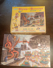 Bleep And Booster Jigsaw  1969 KING BRABIN SEEN ON  Blue Peter By 'Tim' COMPLETE
