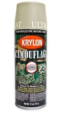 KRYLON Camouflage Paint  Khaki Fast Drying Military