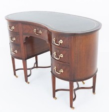 Sheraton Kidney Desk Mahogany